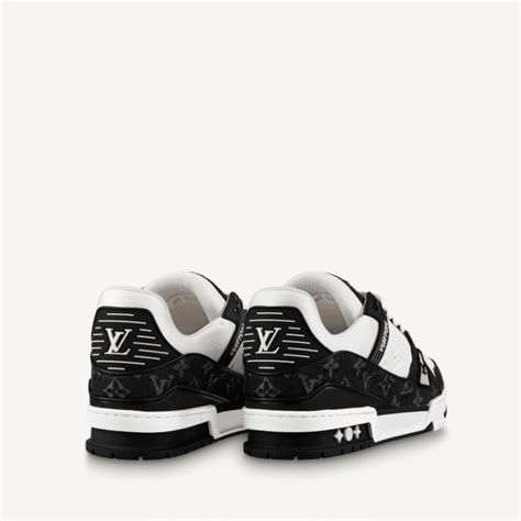 lv black and white trainers|marble louis vuitton trainers.